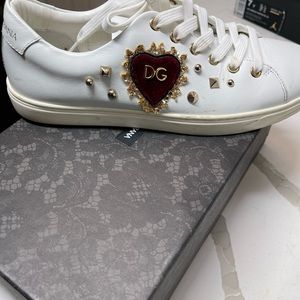 White Heart Dolce & Gabbana Sneakers